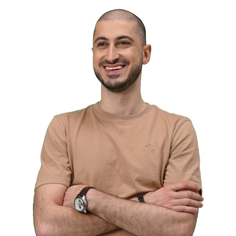 Raphael Kalandadze, smiling